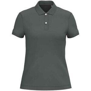 Native Spirit Womens/Ladies Pique Polo Shirt / Iron Grey